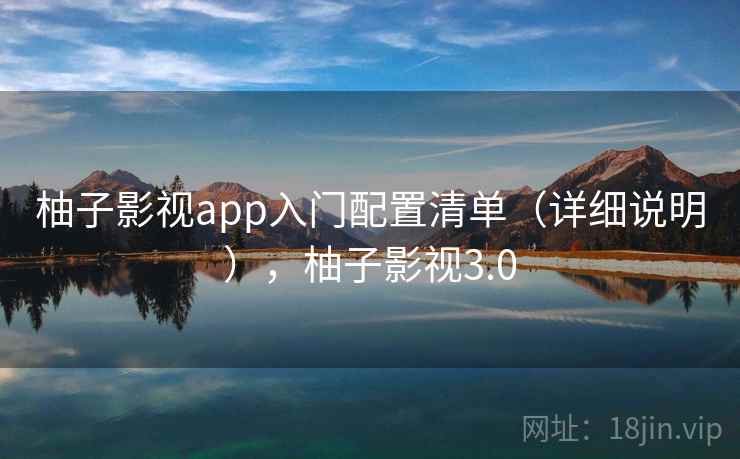 柚子影视app入门配置清单（详细说明），柚子影视3.0